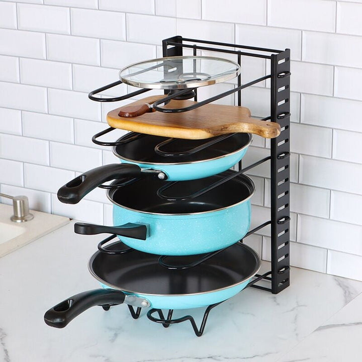BowLift | SpaceFlex Adjustable Pan Holder & Lid Holder | Organization & Flexibility in the Kitchen