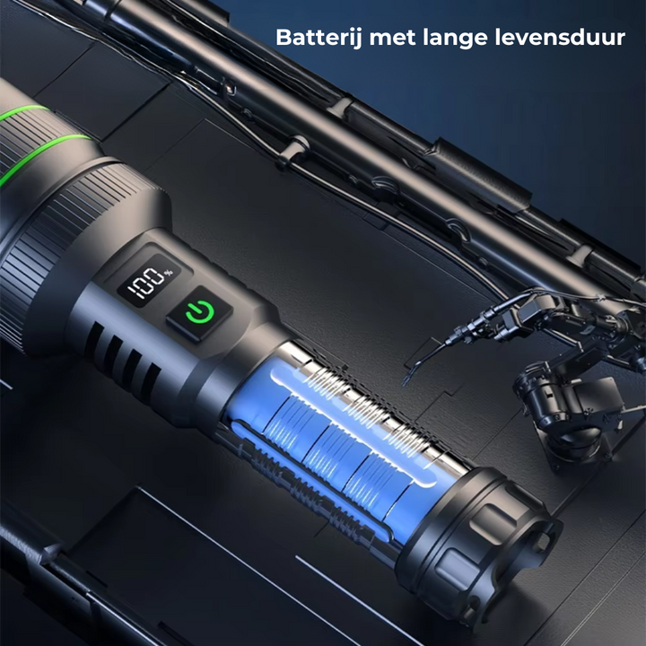 PowerBeam - Krachtige LED Zaklamp met Zoomfunctie Bowlift