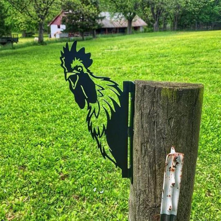 Outdoor Garden Farm Peeping Goat Metal Artwork Indoor Decoration | Bowlift