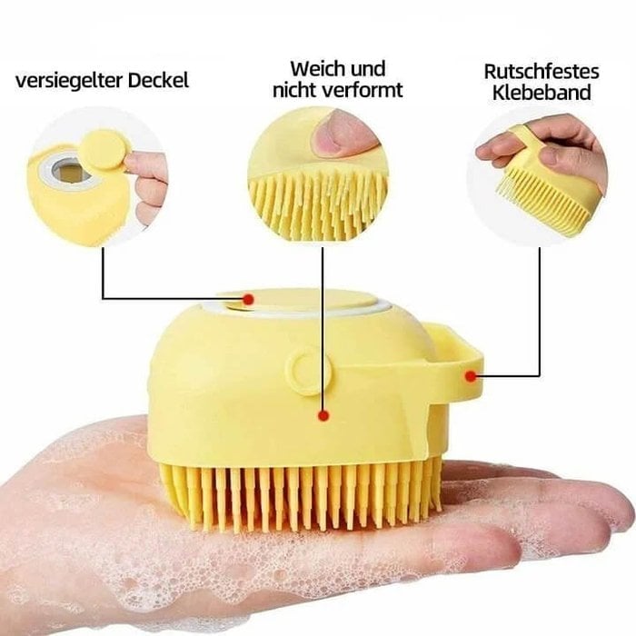 BowLift | Bathroom Pet Bath Brush Massage Soft Silicone Comb Pet