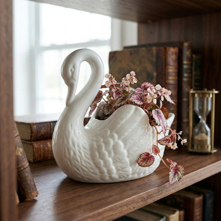 Swan Minimal Ceramic Pot | Bowlift