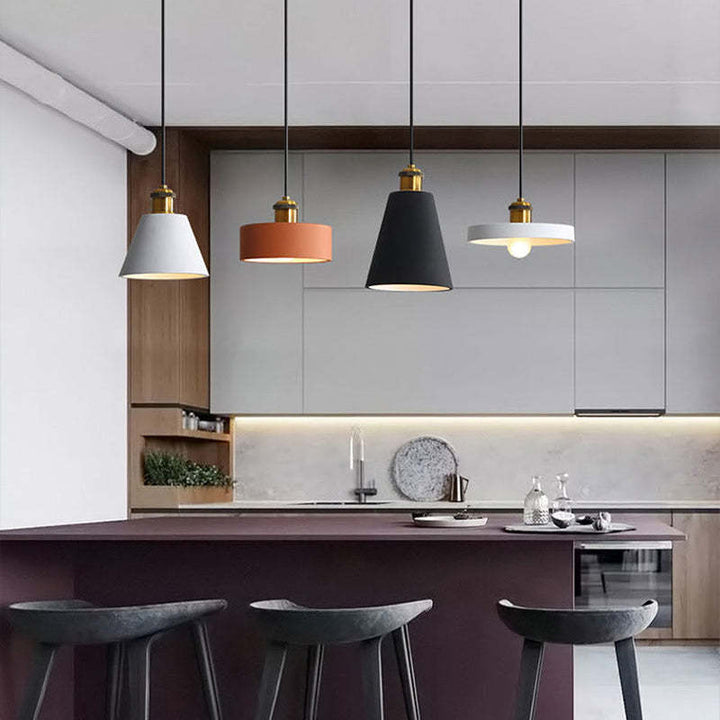 Stylish Morandi Design LED Pendant Lamp - MoraGlow | Bowlift