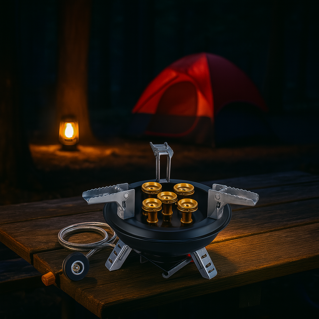 BowLift | Portable Multi-Burner Quick Ignition Outdoor Gas Cooker