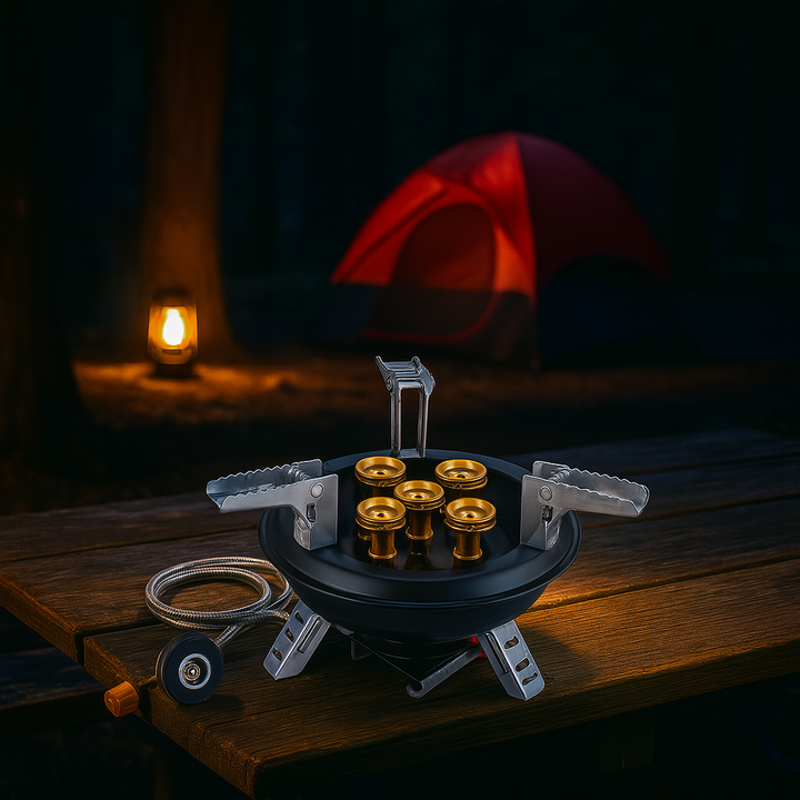 BowLift | Portable Multi-Burner Quick Ignition Outdoor Gas Cooker