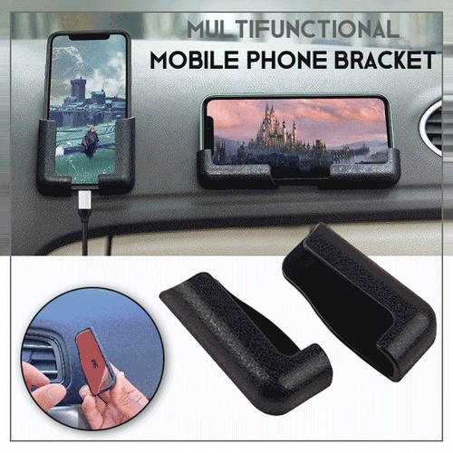 BowLift | Phone Holder Mount | Adjustable Wall & Car Stand | Strong Adhesive | Universal Fit