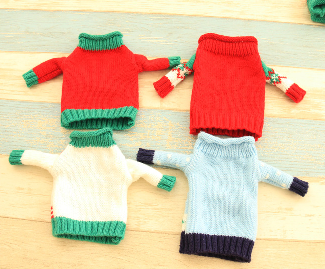 BowLift | Knitted Christmas Bottle Set