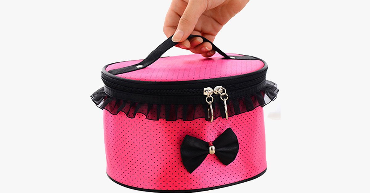 BowLift | BowKnot Design Portable Travel Bag - Space for Your Accessories!