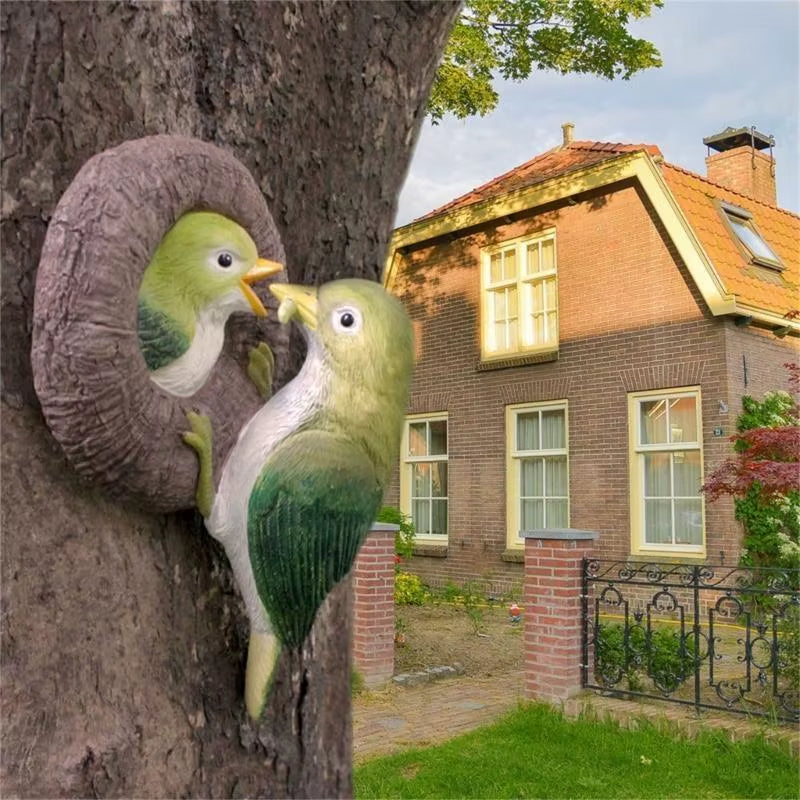 Lovebirds Tree Hug Wall Hanging Decor | Bowlift