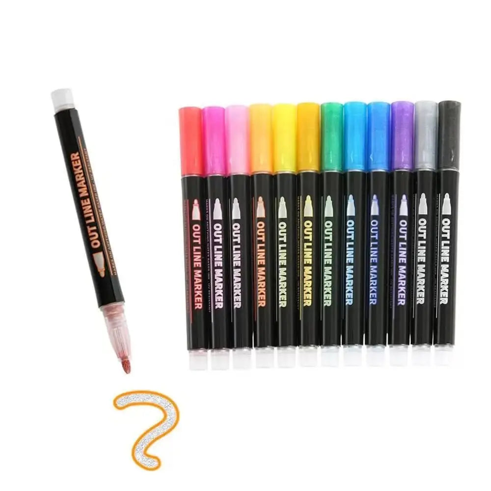 BowLift | StrahlKraft Metallic Marker Set — Make Your Art The Shining Center Of Attention!