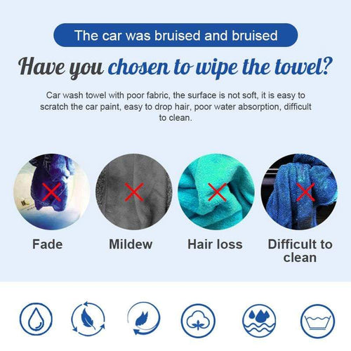 BowLift | Double-sided absorbent microfiber towel
