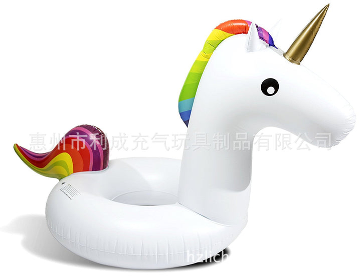 Women inflatable swimming animal in unicorn shape Bowlift