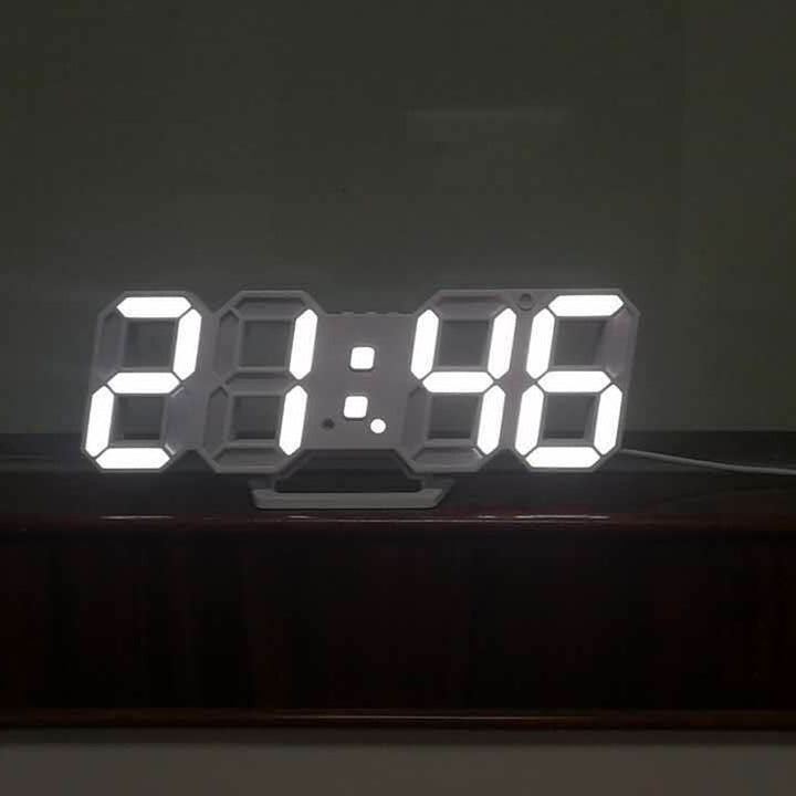 Digital alarm clock in modern design Bowlift