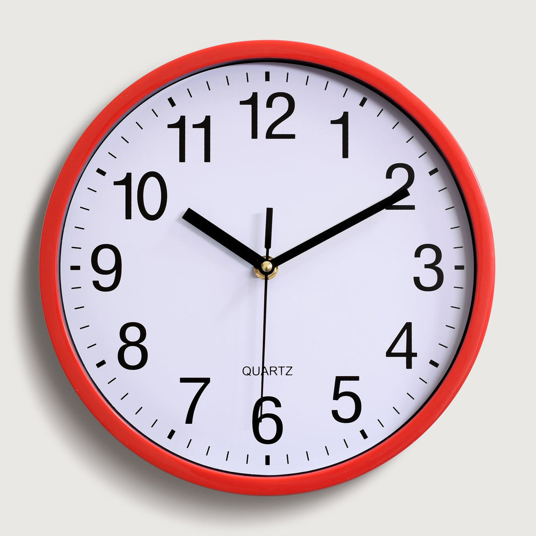BowLift | Classroom Children's Room Silent Wall Clock 10 Inch