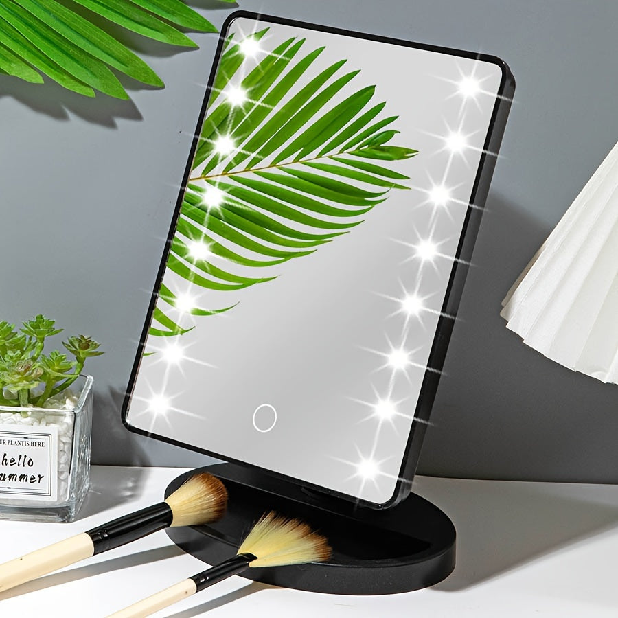 GlowMirror – Portable Makeup Mirror with LED Lighting Bowlift