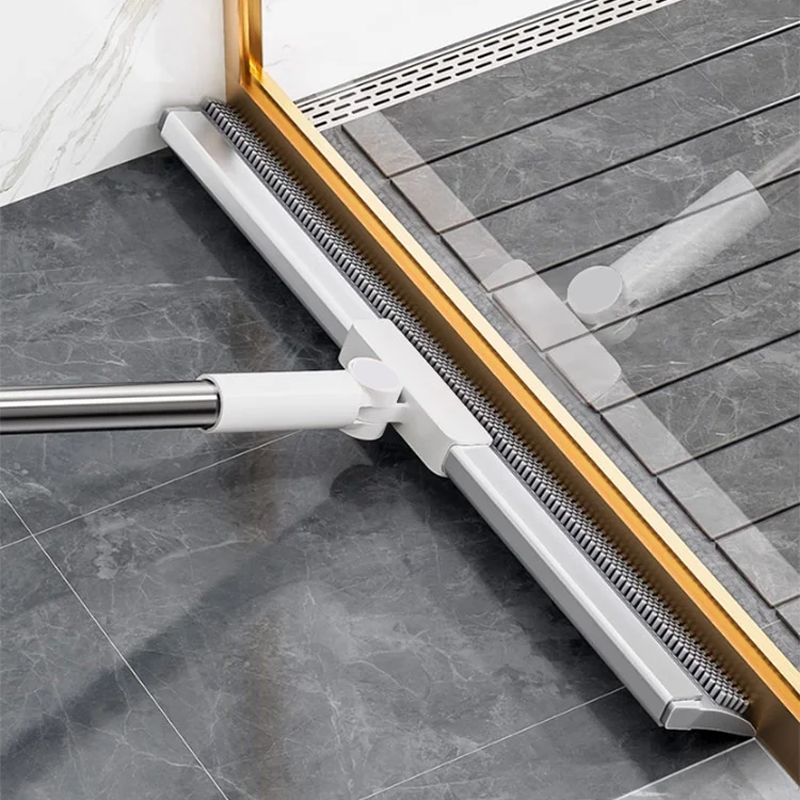 Floor wiper with rubber lip & TPE bristles | Bowlift