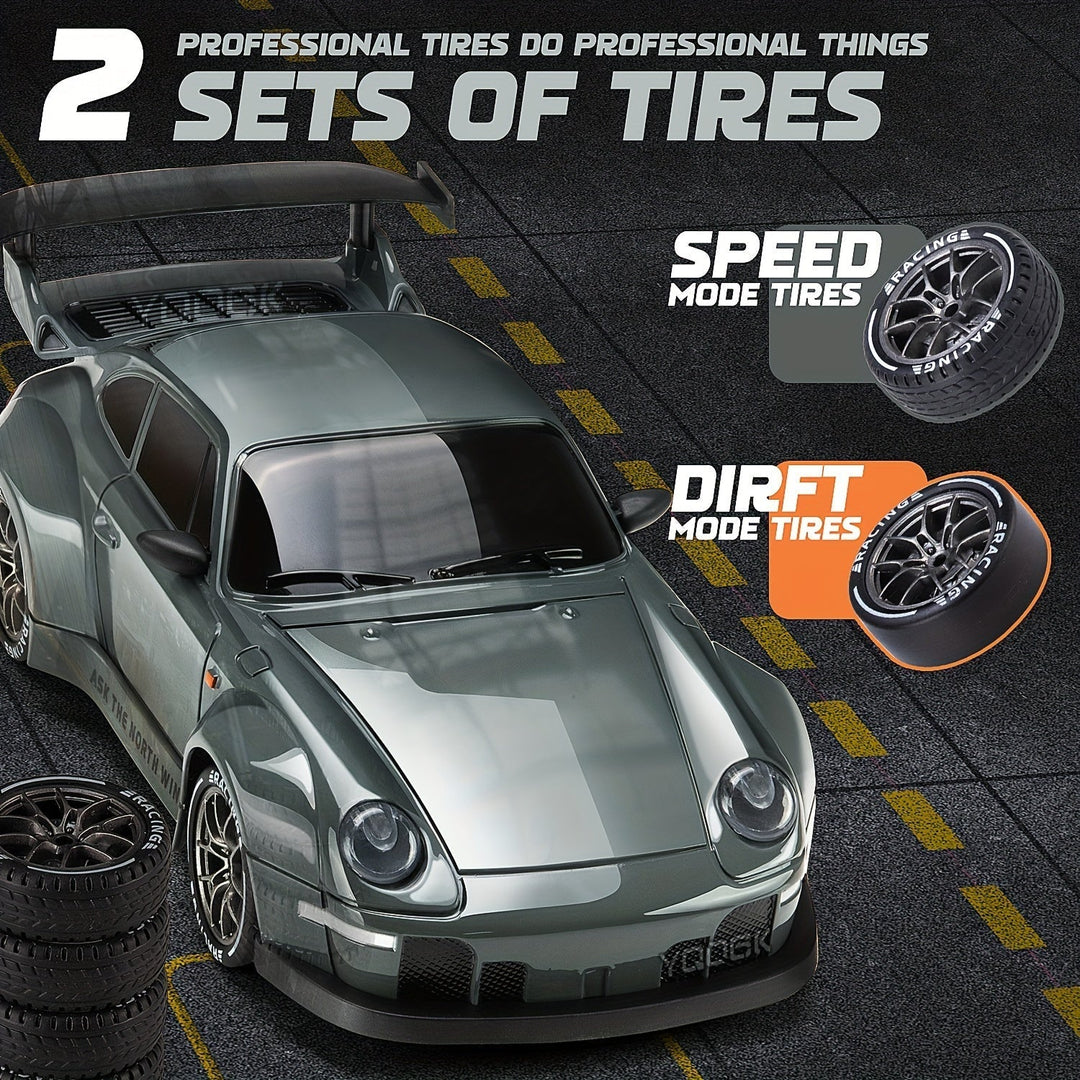 BowLift | 1:24 RC Drift Car | 4WD, LED Wheels & USB Rechargeable for Indoor and Outdoor Racing Fun