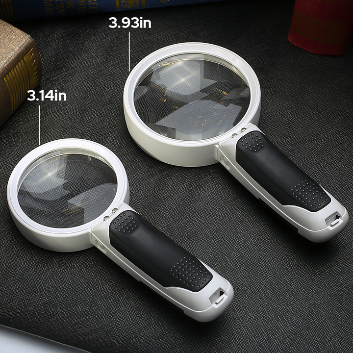 BowLift | 20X Optical Handheld Backlit Magnifier For Reading