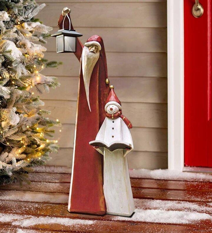 BowLift | Santa And Snowman Sculpture