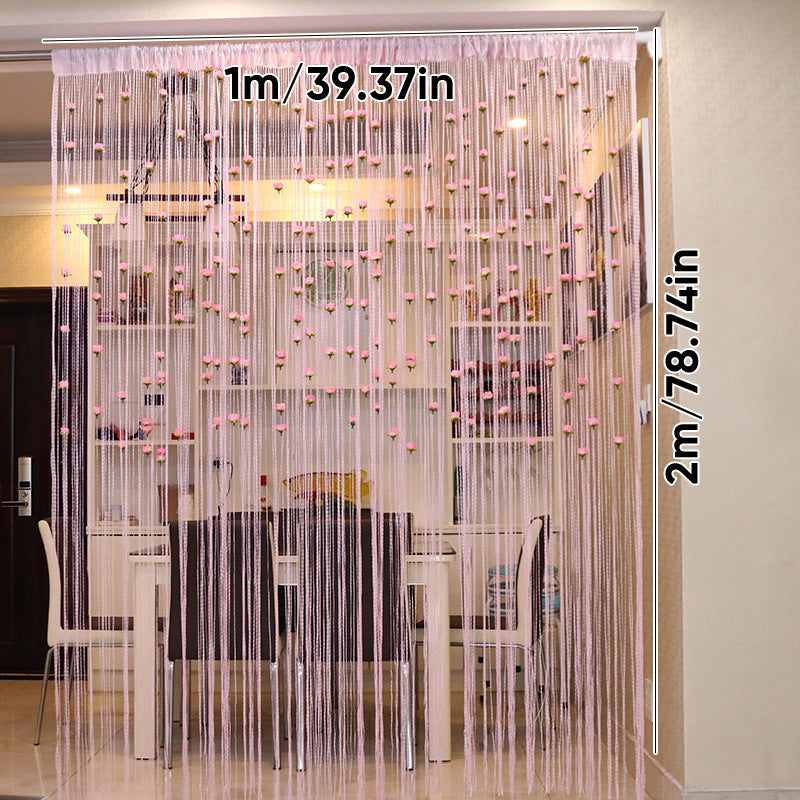 BowLift | Rose Thread Door Curtain