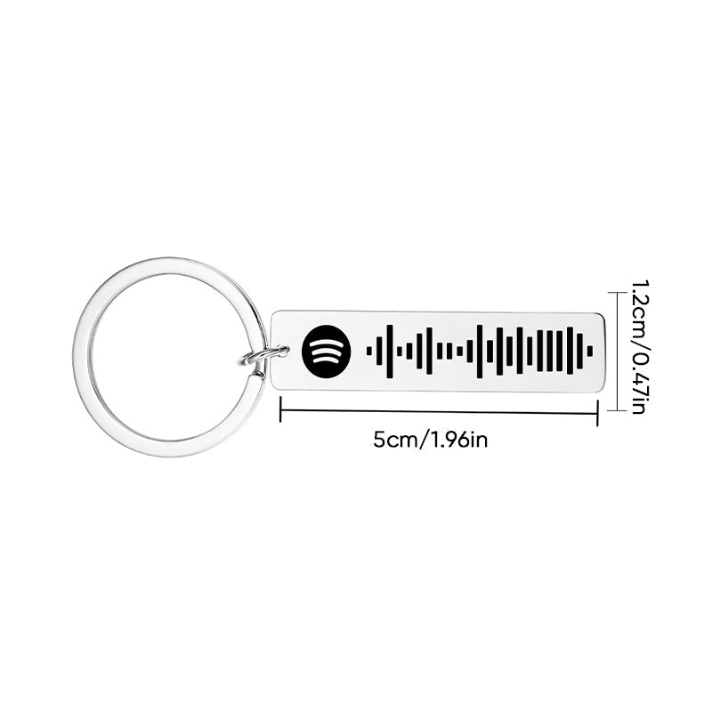 BowLift | Music Code Plaque Keychain
