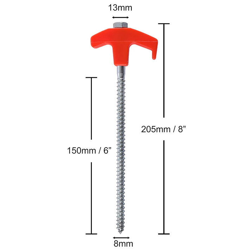 BowLift | Luminous Carbon Steel Hexagonal Spiral Fluorescent Nail