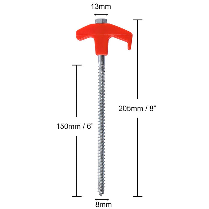 BowLift | Luminous Carbon Steel Hexagonal Spiral Fluorescent Nail