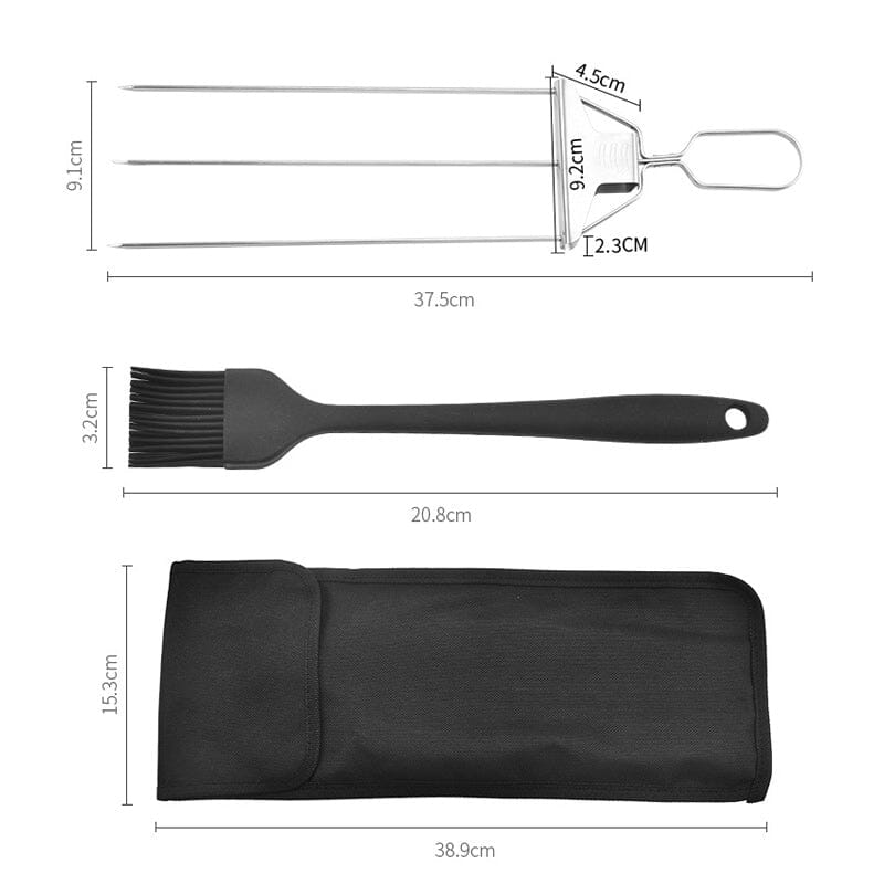 BowLift | 3 Way Grill Skewers - GrillSavant
