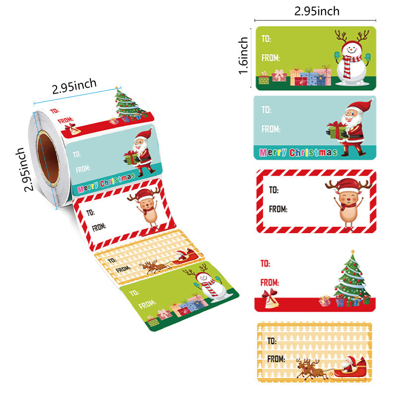 BowLift | Christmas Self-adhesive Stickers
