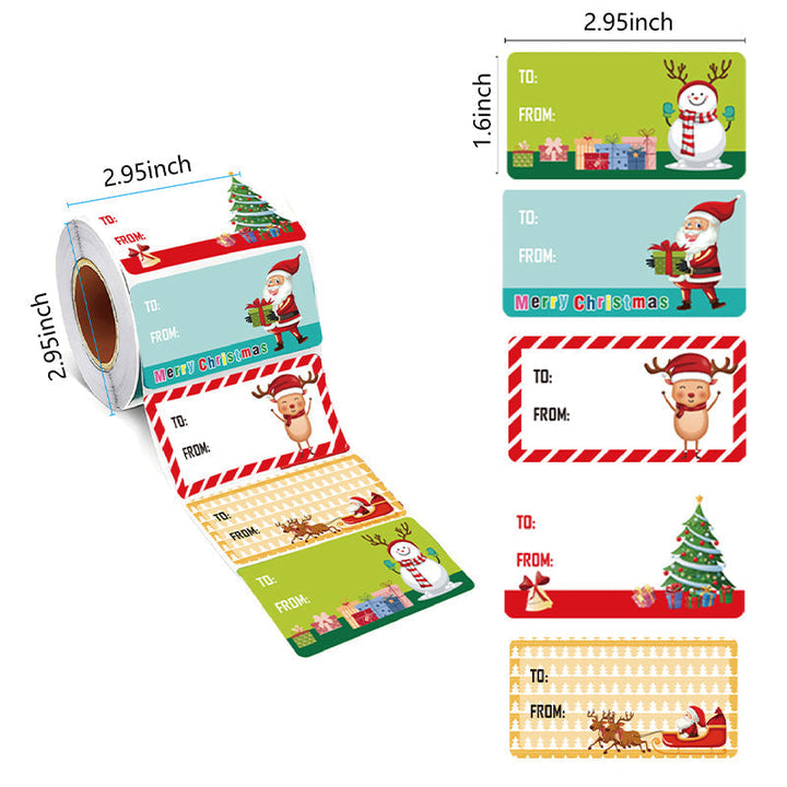 BowLift | Christmas Self-adhesive Stickers