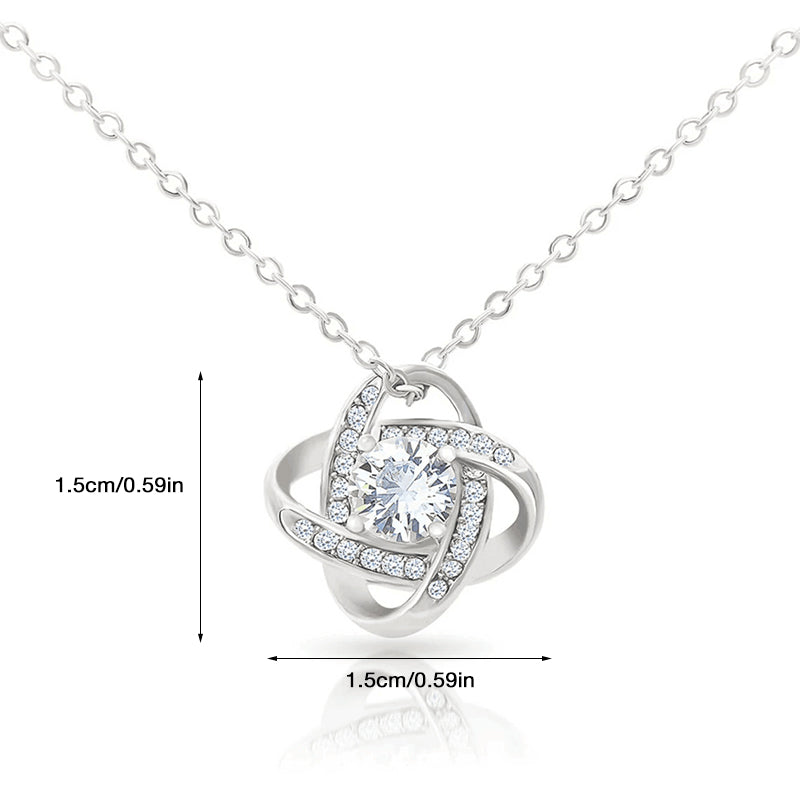 BowLift | To my daughter dear knot necklace