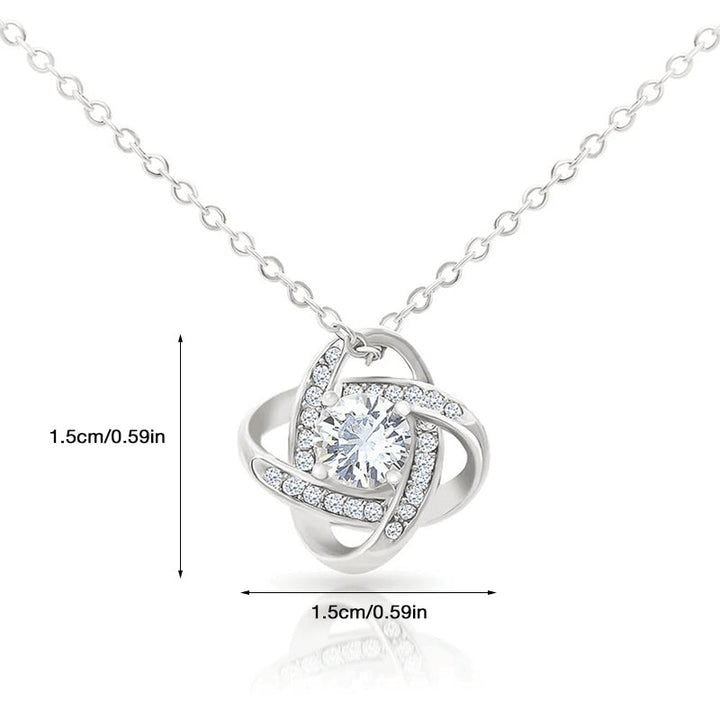 BowLift | To my daughter dear knot necklace