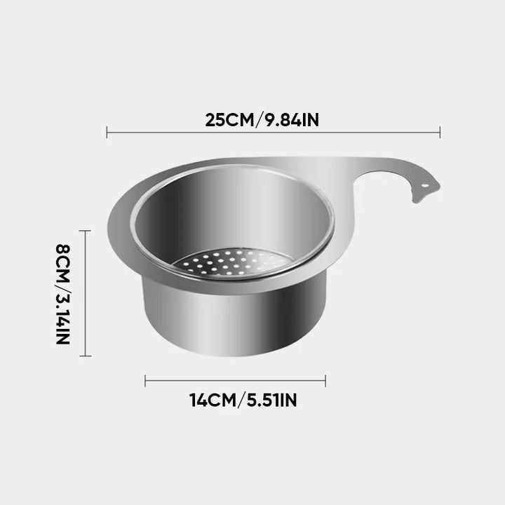BowLift | Stainless Steel Swan Sink Drain Basket