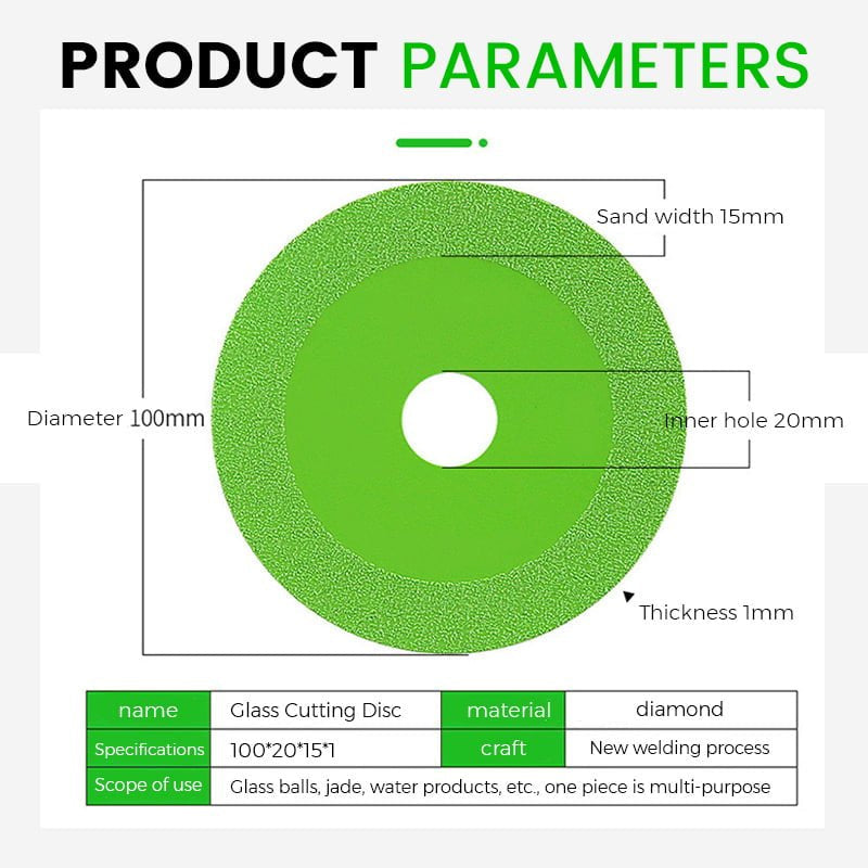 BowLift | 4 Inch Glass Cutting Disc