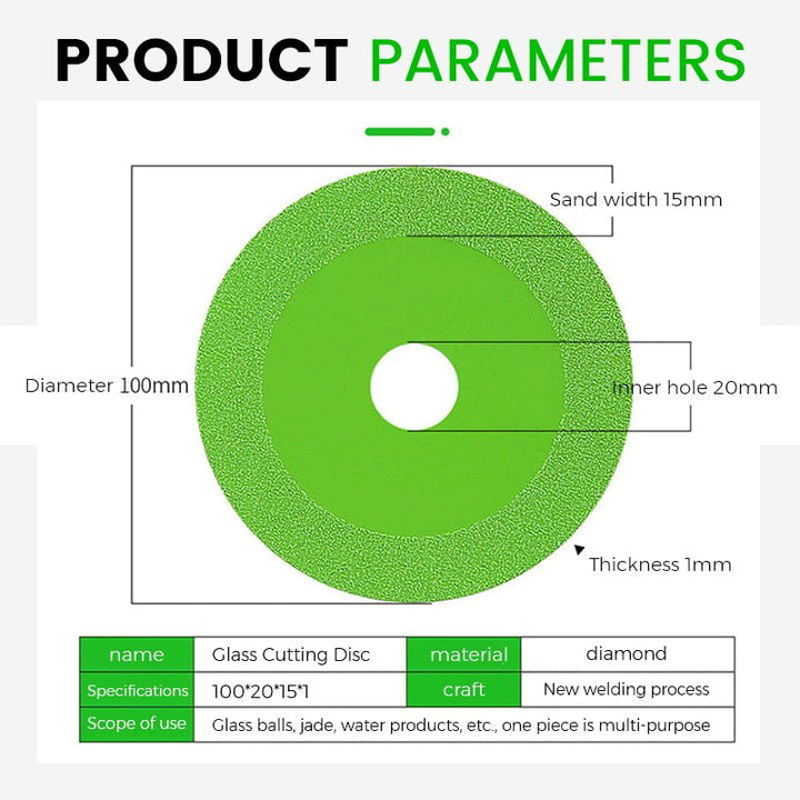 BowLift | 4 Inch Glass Cutting Disc