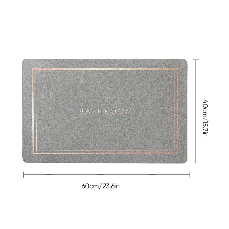 Minimalist Super Absorbent Quick Drying Bath Mat | Bowlift
