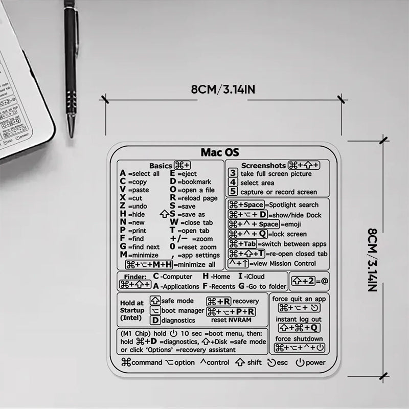 BowLift | Keyboard Shortcut Stickers