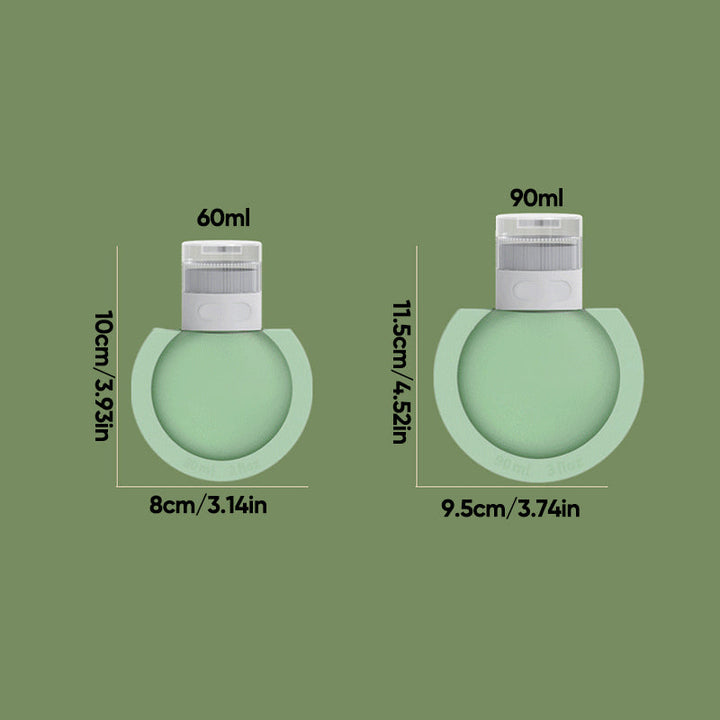 BowLift | Portable travel bottle made of silicone with large diameter