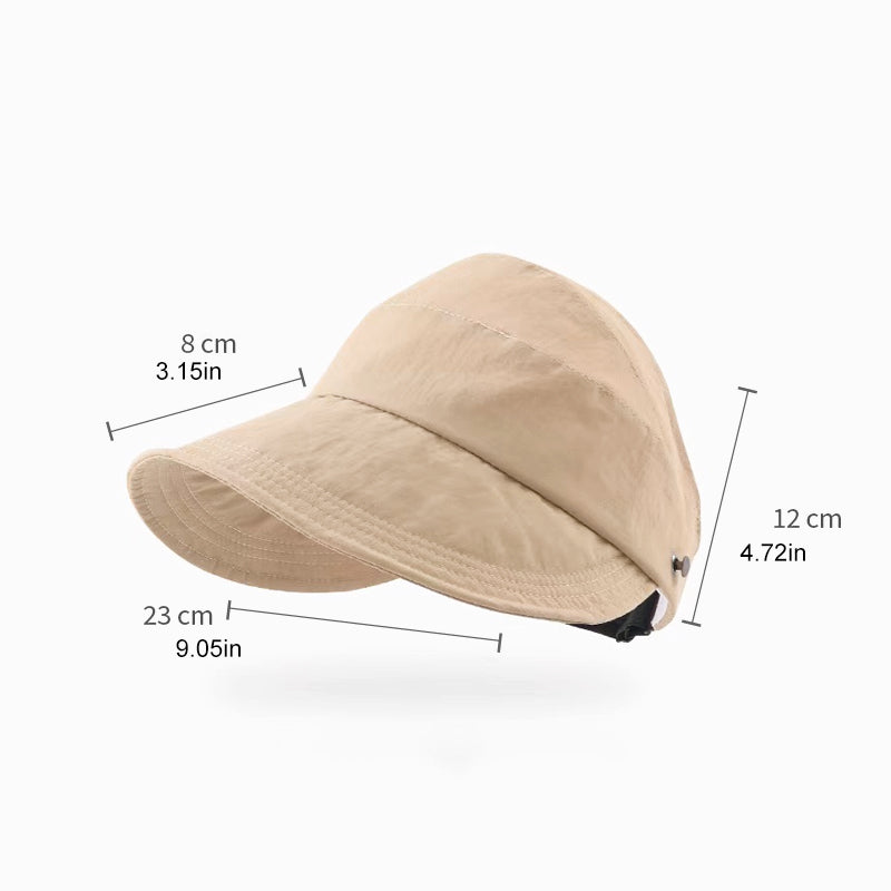 Outdoor UV Protection Hollow-Top Sun Hat | Bowlift