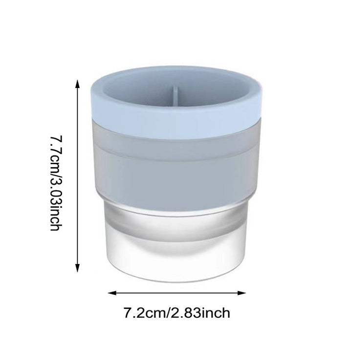 Silicone Stackable Circular Ice Hockey Ball Maker Mold | Bowlift