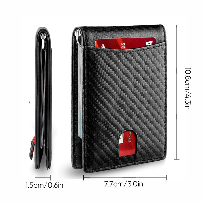 BowLift | Theft-proof magnetic card holder made of genuine leather