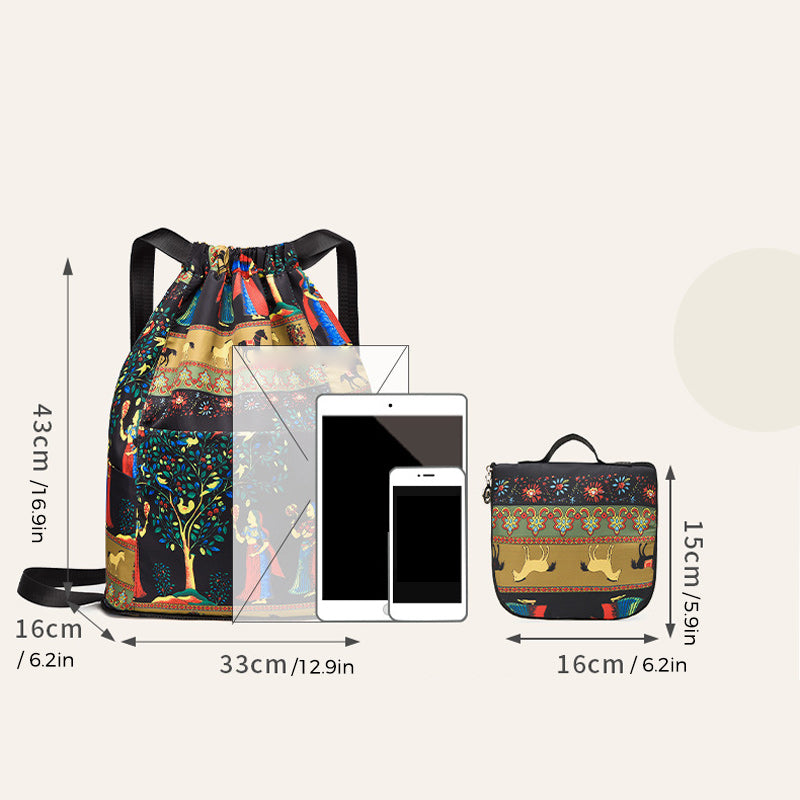 BowLift | Drawstring, large capacity, dry-wet separation, travel sports backpack