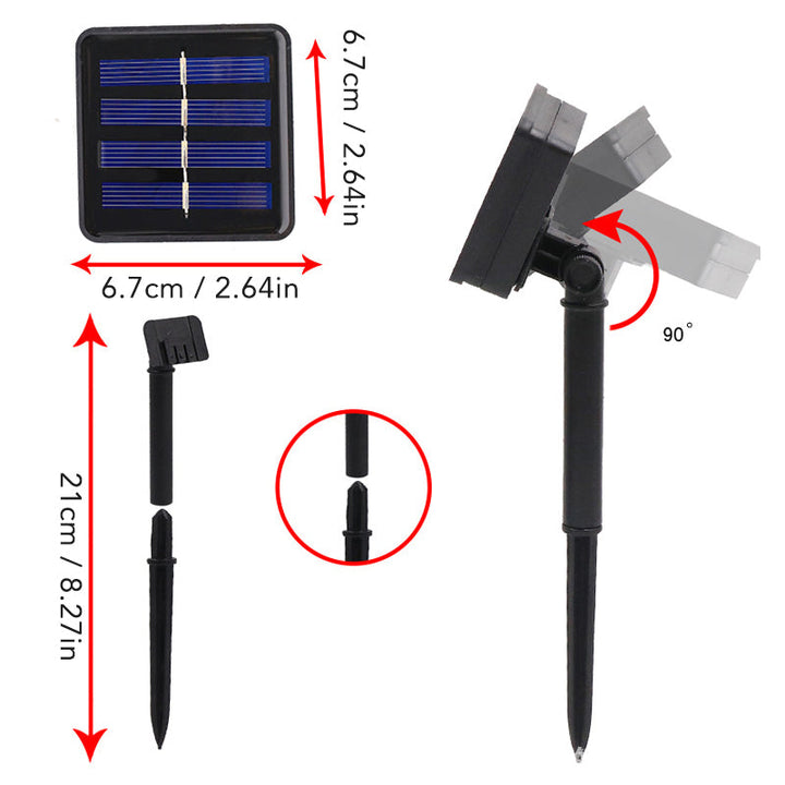 BowLift | LED Solar String Lights Ground Stake Mushroom Lights