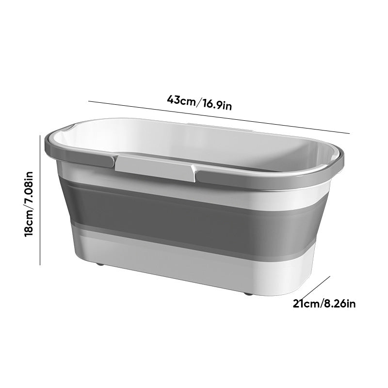 Foldable Portable Rectangular Bucket | Bowlift