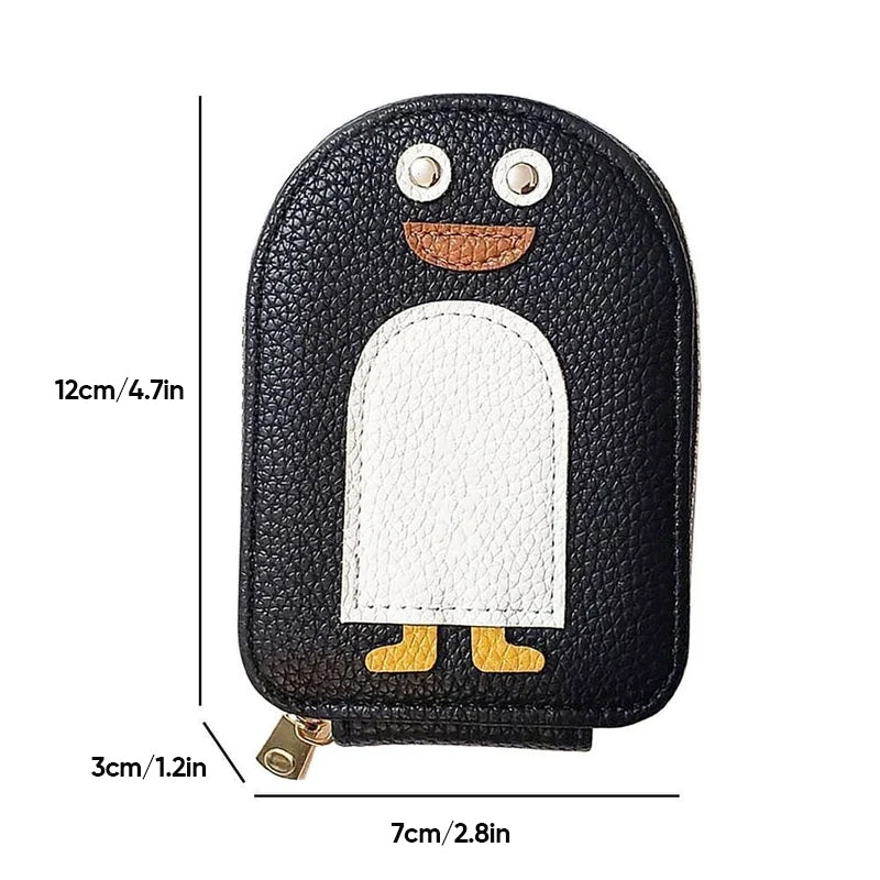 BowLift | Cute Penguins PU Credit Card Coin Purse