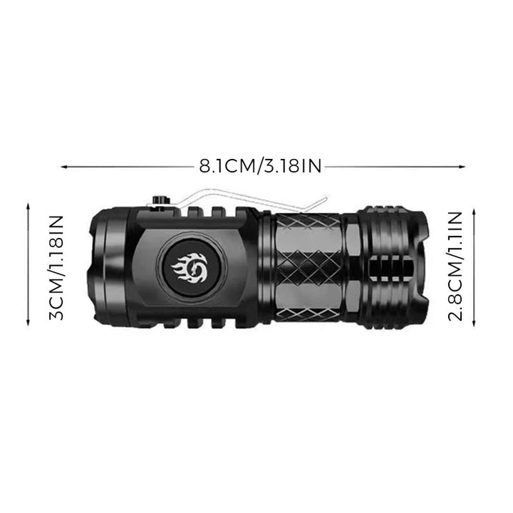BowLift | Mini flashlight with three-eyed monster
