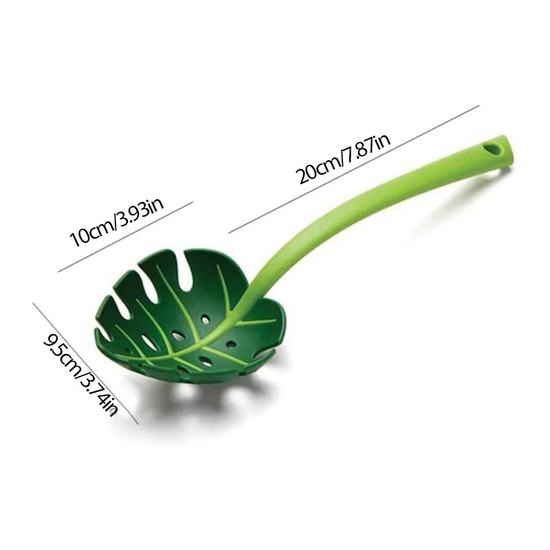 Green Leaf Colander | Bowlift