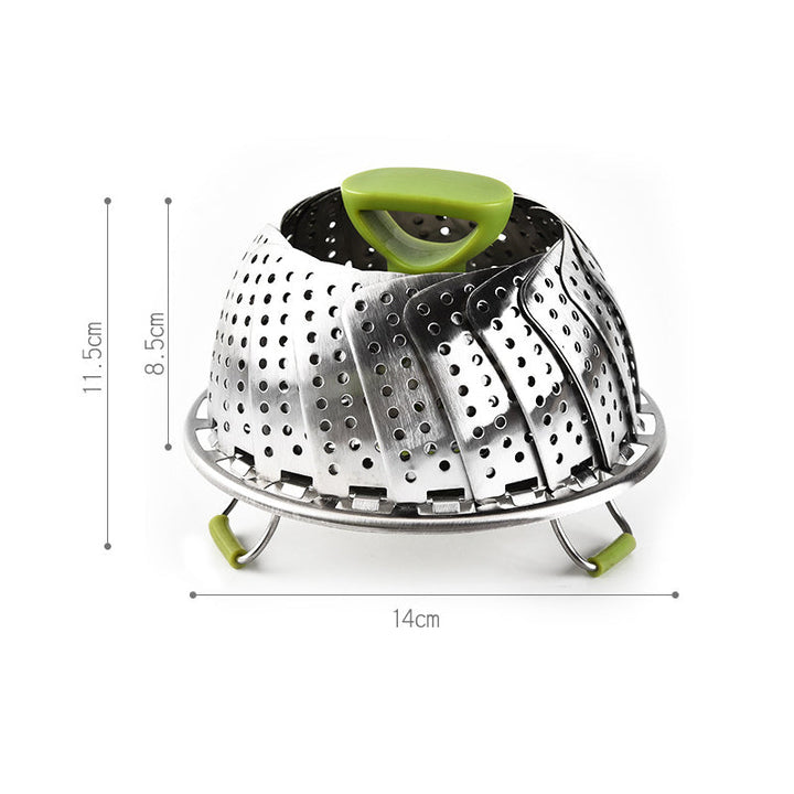 Flower-shaped Steel Folding Steamer | Bowlift