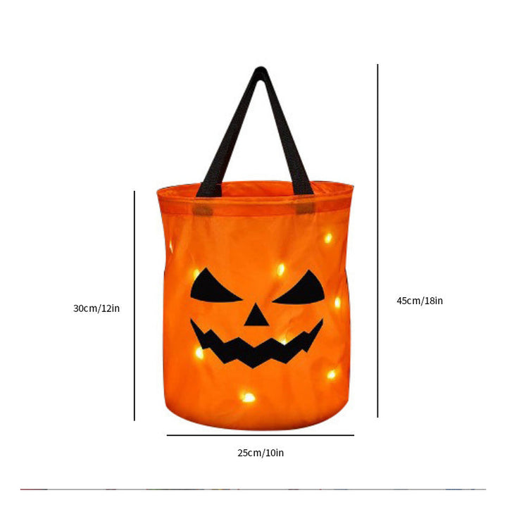 BowLift | Personalized glowing pumpkin bag