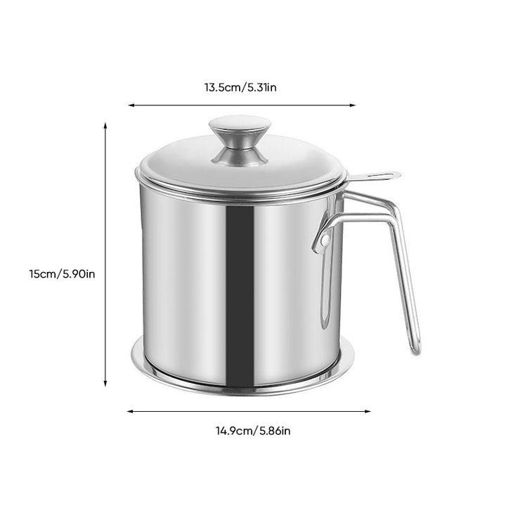 Stainless Steel Oil Filter Pot | Bowlift