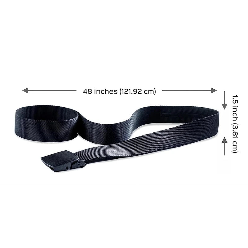 Anti-theft belt with hidden wallet | Bowlift
